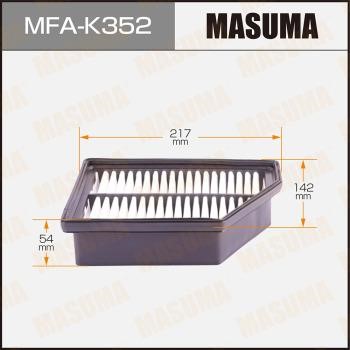 Masuma MFA-K352 Filtr powietrza MFAK352: Dobra cena w Polsce na 2407.PL - Kup Teraz!