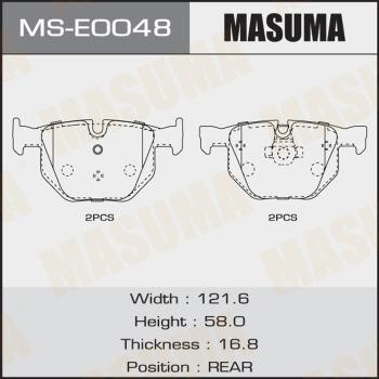 Masuma MS-E0048 Szczęki hamulcowe, zestaw MSE0048: Dobra cena w Polsce na 2407.PL - Kup Teraz!