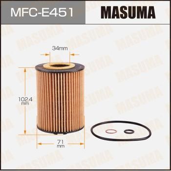 Masuma MFC-E451 Filtr oleju MFCE451: Dobra cena w Polsce na 2407.PL - Kup Teraz!