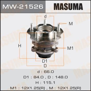 Masuma MW-21526 Piasta koła MW21526: Dobra cena w Polsce na 2407.PL - Kup Teraz!