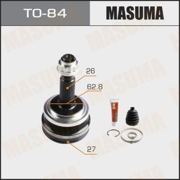 Masuma TO-84 Joint kit, drive shaft TO84: Buy near me in Poland at 2407.PL - Good price!