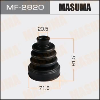 Masuma MF-2820 Bellow set, drive shaft MF2820: Buy near me in Poland at 2407.PL - Good price!