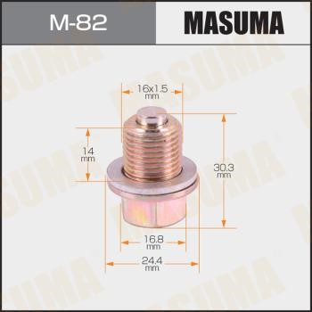 Masuma M-82 Sump plug M82: Buy near me in Poland at 2407.PL - Good price!