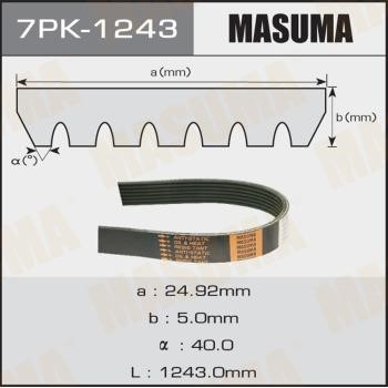 Masuma 7PK-1243 Ремінь поліклиновий 7PK1243: Приваблива ціна - Купити у Польщі на 2407.PL!