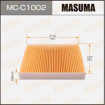Masuma MC-C1002 Фільтр салону MCC1002: Приваблива ціна - Купити у Польщі на 2407.PL!