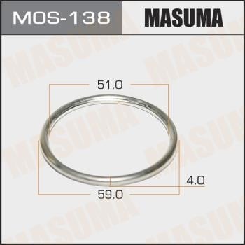 Masuma MOS-138 Exhaust pipe gasket MOS138: Buy near me in Poland at 2407.PL - Good price!