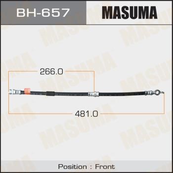 Masuma BH-657 Тормозной шланг BH657: Отличная цена - Купить в Польше на 2407.PL!