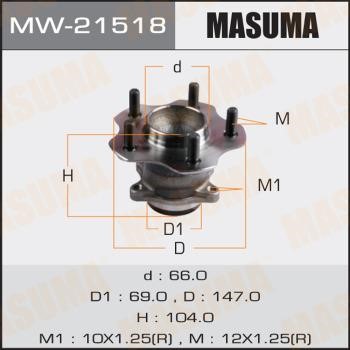 Masuma MW-21518 Wheel hub MW21518: Buy near me in Poland at 2407.PL - Good price!