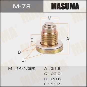 Masuma M-79 Sump plug M79: Buy near me in Poland at 2407.PL - Good price!