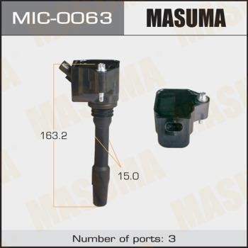 Masuma MIC-0063 Ignition coil MIC0063: Buy near me at 2407.PL in Poland at an Affordable price!