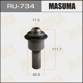 Masuma RU-734 Silent block front beam RU734: Buy near me in Poland at 2407.PL - Good price!