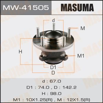 Masuma MW-41505 Wheel hub MW41505: Buy near me in Poland at 2407.PL - Good price!