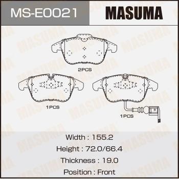 Masuma MS-E0021 Bremsbackensatz MSE0021: Kaufen Sie zu einem guten Preis in Polen bei 2407.PL!