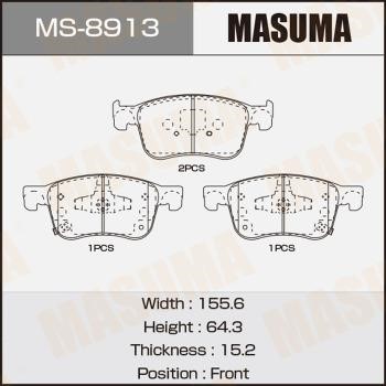 Masuma MS-8913 Szczęki hamulcowe, zestaw MS8913: Dobra cena w Polsce na 2407.PL - Kup Teraz!
