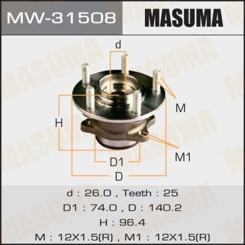 Masuma MW-31508 Radlagersatz MW31508: Kaufen Sie zu einem guten Preis in Polen bei 2407.PL!