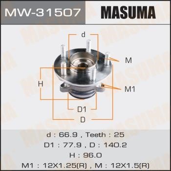Masuma MW-31507 Radlagersatz MW31507: Kaufen Sie zu einem guten Preis in Polen bei 2407.PL!