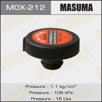 Masuma MOX212 Cap, coolant tank MOX212: Buy near me in Poland at 2407.PL - Good price!