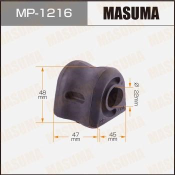 Masuma MP1216 Втулка стабілізатора MP1216: Приваблива ціна - Купити у Польщі на 2407.PL!