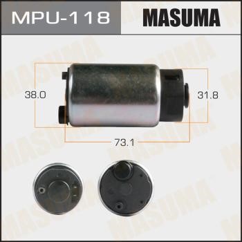 Masuma MPU-118 Fuel pump MPU118: Buy near me in Poland at 2407.PL - Good price!