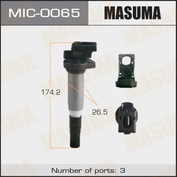 Masuma MIC-0065 Ignition coil MIC0065: Buy near me in Poland at 2407.PL - Good price!