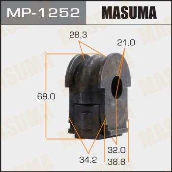 Masuma MP-1252 Втулка стабілізатора MP1252: Приваблива ціна - Купити у Польщі на 2407.PL!