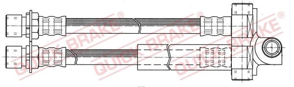 Quick brake 66.001 Brake Hose 66001: Buy near me in Poland at 2407.PL - Good price!