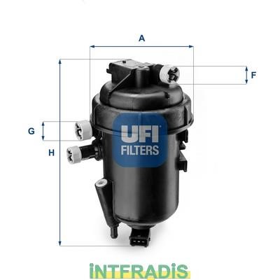 Intfradis 101064 Housing, fuel filter 101064: Buy near me in Poland at 2407.PL - Good price!