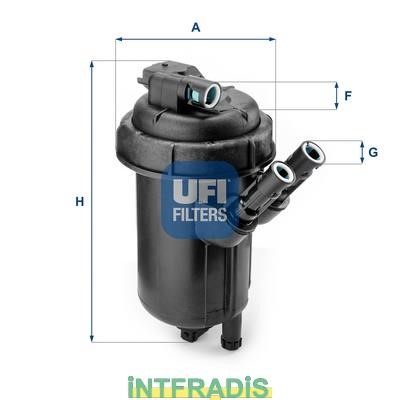 Intfradis 101051 Корпус, фильтр очистки топлива 101051: Отличная цена - Купить в Польше на 2407.PL!