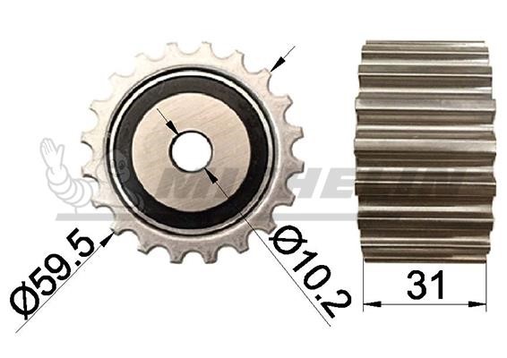 Michelin Engine Parts SMAMP13007 Rolka paska rozrządu SMAMP13007: Dobra cena w Polsce na 2407.PL - Kup Teraz!