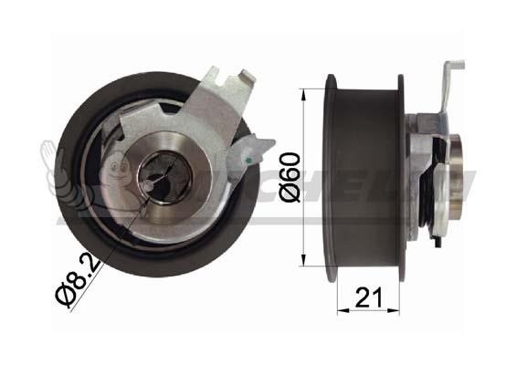 Michelin Engine Parts SMAMP02425 Tensioner pulley, timing belt SMAMP02425: Buy near me in Poland at 2407.PL - Good price!