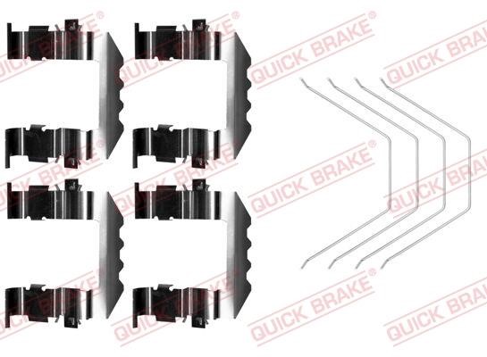 Quick brake 109-0018 Mounting kit brake pads 1090018: Buy near me in Poland at 2407.PL - Good price!