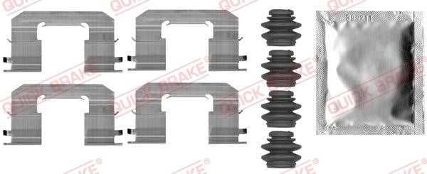 Quick brake 109-0006 Mounting kit brake pads 1090006: Buy near me in Poland at 2407.PL - Good price!