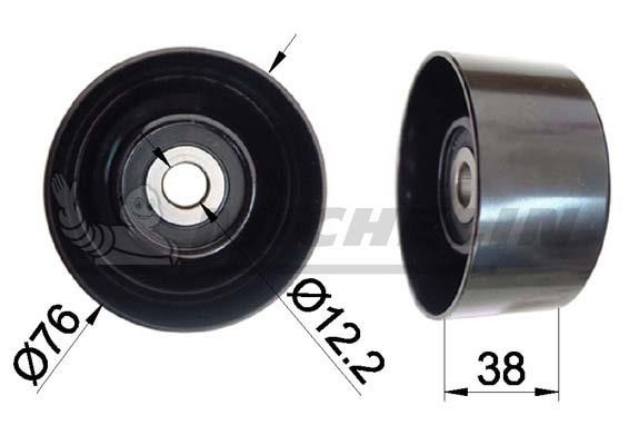 Michelin Engine Parts SMAMP06027 Deflection/guide pulley, v-ribbed belt SMAMP06027: Buy near me in Poland at 2407.PL - Good price!
