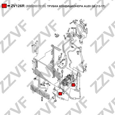 Przewód klimatyzacji ZZVF ZV126R