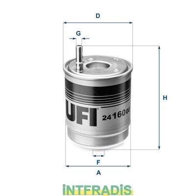 Intfradis 101191 Housing, fuel filter 101191: Buy near me at 2407.PL in Poland at an Affordable price!