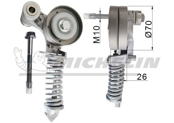 Michelin Engine Parts SMAMP04341 Ролик натяжний SMAMP04341: Приваблива ціна - Купити у Польщі на 2407.PL!