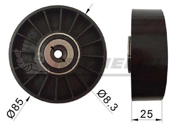 Michelin Engine Parts SMAMP02059 Deflection/guide pulley, v-ribbed belt SMAMP02059: Buy near me in Poland at 2407.PL - Good price!