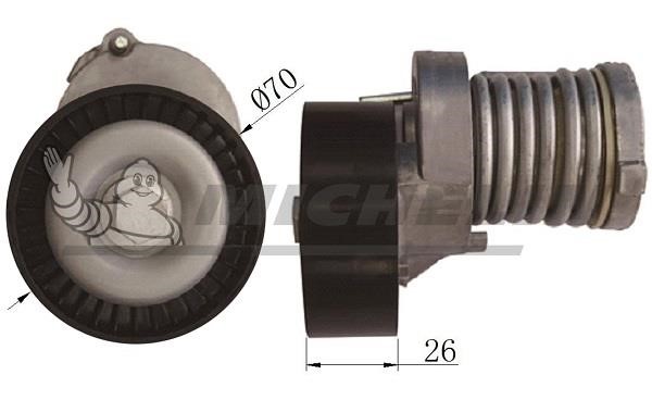 Michelin Engine Parts SMAMP02362 Idler roller SMAMP02362: Buy near me at 2407.PL in Poland at an Affordable price!