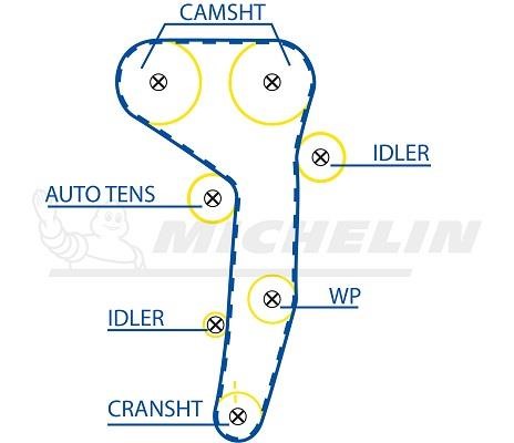 Michelin Engine Parts SMATB0087 Steuerungseinrichtungsriemen SMATB0087: Kaufen Sie zu einem guten Preis in Polen bei 2407.PL!