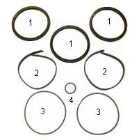 ORVIP 56145 Gasket Set, oil cooler 56145: Buy near me at 2407.PL in Poland at an Affordable price!