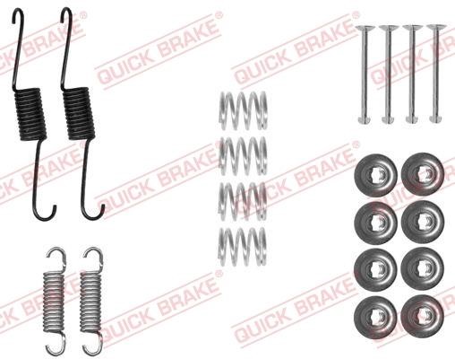 Quick brake 105-0031 Комплект монтажный тормозных колодок 1050031: Отличная цена - Купить в Польше на 2407.PL!