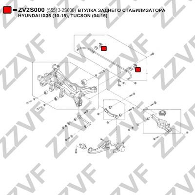 Опора, стабілізатор ZZVF ZV2S000