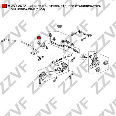 Stabiliser Mounting ZZVF ZV126TZ