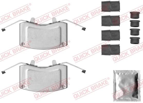 Quick brake 109-0051 Mounting kit brake pads 1090051: Buy near me in Poland at 2407.PL - Good price!