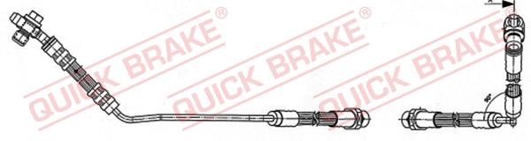 Quick brake 59.941X Brake Hose 59941X: Buy near me in Poland at 2407.PL - Good price!
