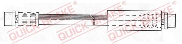 Quick brake 22.307 Brake Hose 22307: Buy near me in Poland at 2407.PL - Good price!