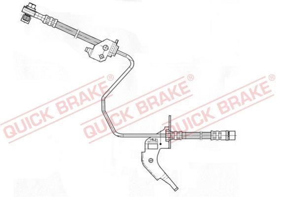 Quick brake 59.959X Brake Hose 59959X: Buy near me in Poland at 2407.PL - Good price!