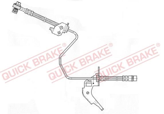 Quick brake 59.959X Przewód hamulcowy elastyczny 59959X: Dobra cena w Polsce na 2407.PL - Kup Teraz!