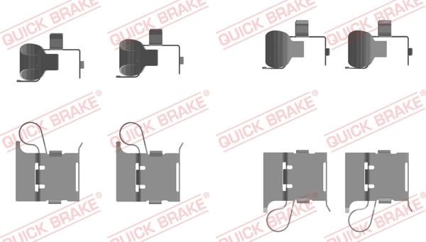 Quick brake 109-0097 Mounting kit brake pads 1090097: Buy near me in Poland at 2407.PL - Good price!
