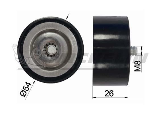 Michelin Engine Parts SMAMP01061 Rolka prowadząca SMAMP01061: Dobra cena w Polsce na 2407.PL - Kup Teraz!